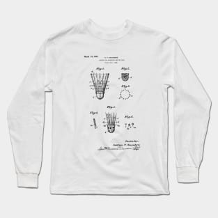 Badminton patent drawing Long Sleeve T-Shirt